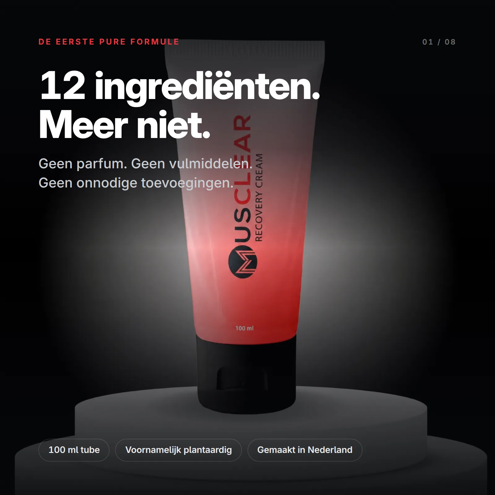 12 ingrediënten. Meer niet.